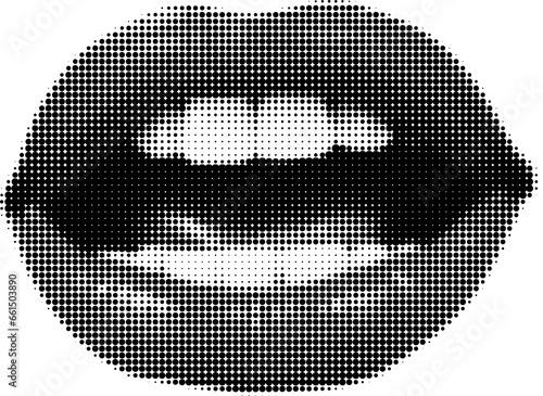 Wallpaper Mural Lips Collage Element Torontodigital.ca