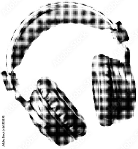 Wallpaper Mural Headphones Collage Element Torontodigital.ca