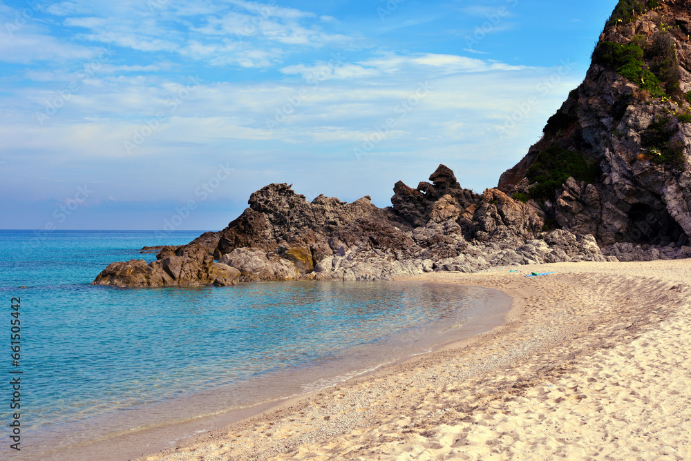 panorama of the marine coast in Zambrone Calabria Italy panorama of the marine coast in Zambrone Calabria Italy