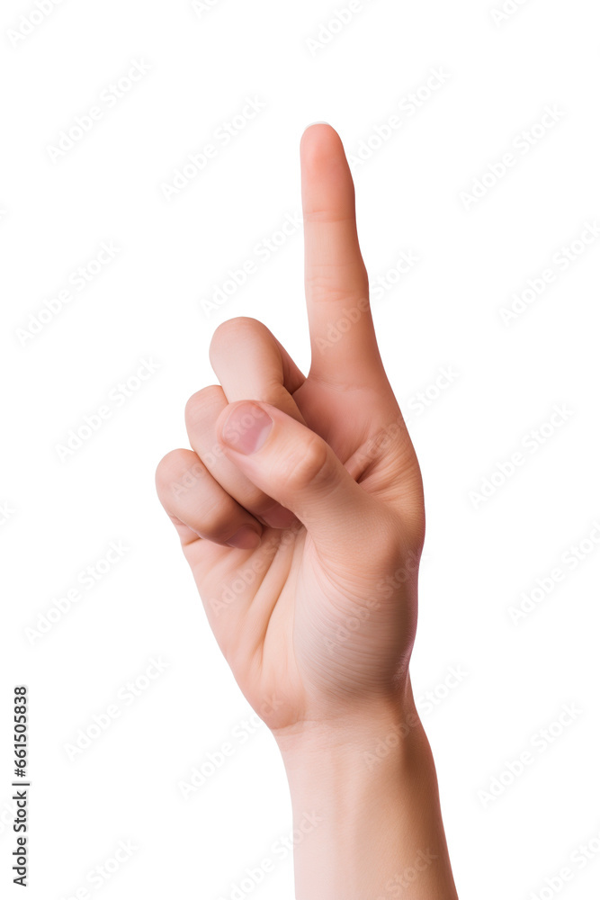 A child's hand pointing, touching, pressing, or counting isolated on a white background PNG A child's hand pointing, touching, pressing, or counting isolated on a white background PNG