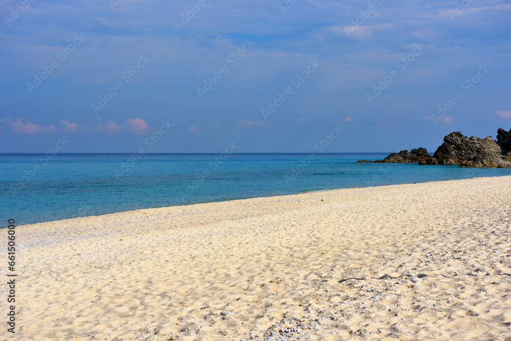 the beach of Zambrone marina Calabria Italy the beach of Zambrone marina Calabria Italy