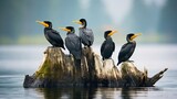 Cormorant family