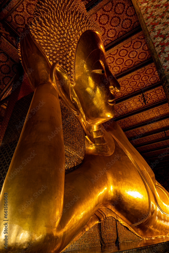 Wat Phra Chetuphon Wimon Mangkhalaram Rajwaramahawihan, commonly known as Wat Pho, is a renowned Buddhist temple in Bangkok, Thailand. Famous for the Reclining Buddha statue and architectural beauty