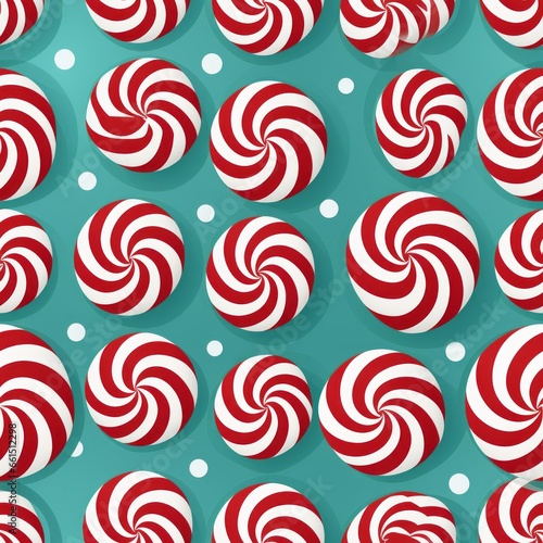 A colorful seamless holiday pattern for Christmas gift decorating