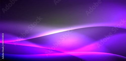 Neon-lit waves surge across background, mesmerizing dance of luminescence and motion. Dynamic backdrop captures essence of energy and modern aesthetics