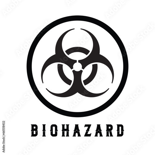 biohazard warning sign