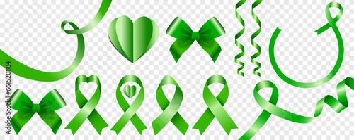 green ribbon set