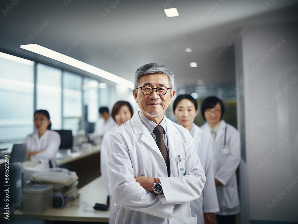 Fototapeta premium 現代医学研究所の科学者