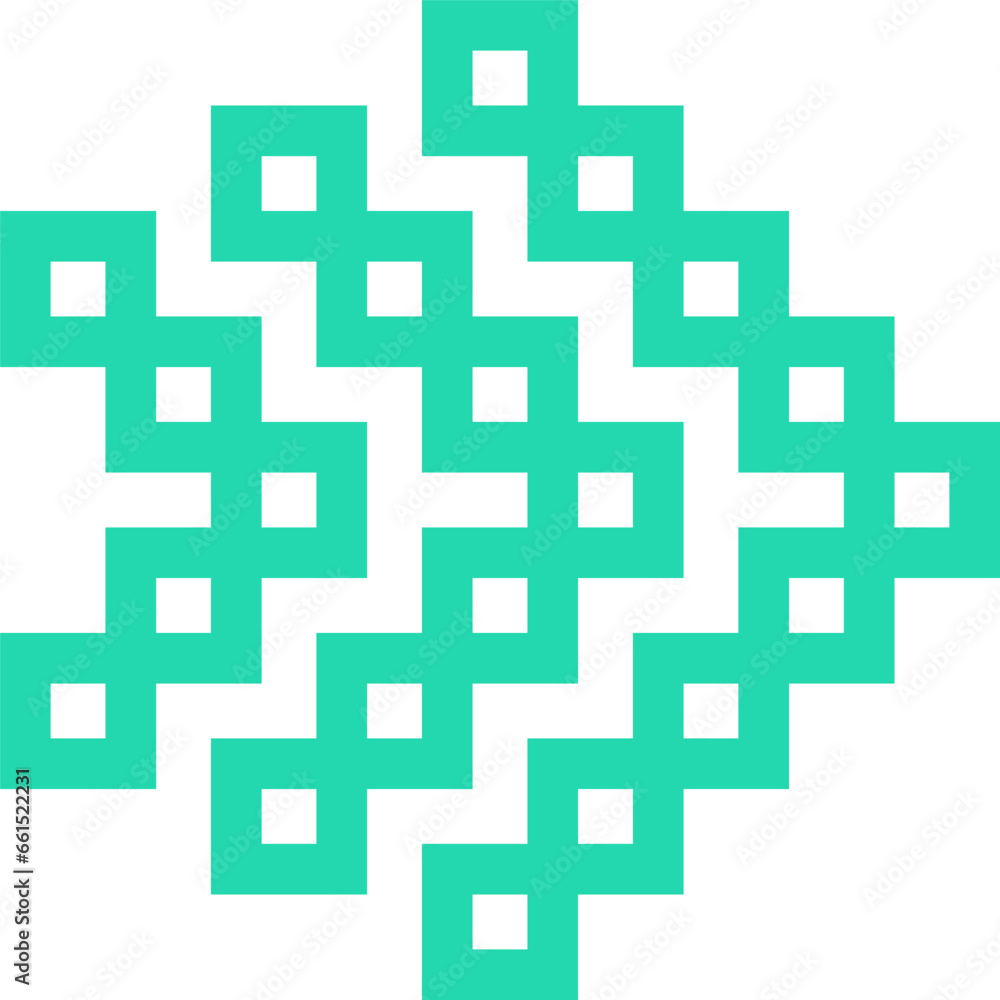 Pixelated Arrow Shape Pixelated Arrow Shape