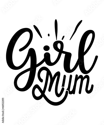 girl mum svg