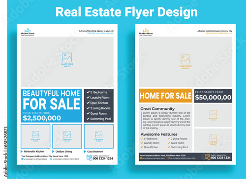 Real Estate Business Flyer Template, Property Sale Flyer Design, Real Estate Flyer Design bundle, property sale flyer	
