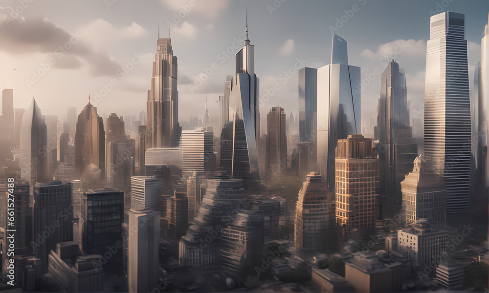 Modern Urban Dreams: Skylines and Architectural Marvels, Generative AI