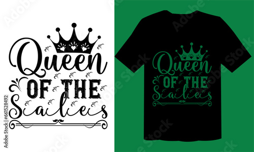 Queen Of The Sales SVG Vector FIle , Friday T shirt , Black Day SVG File
