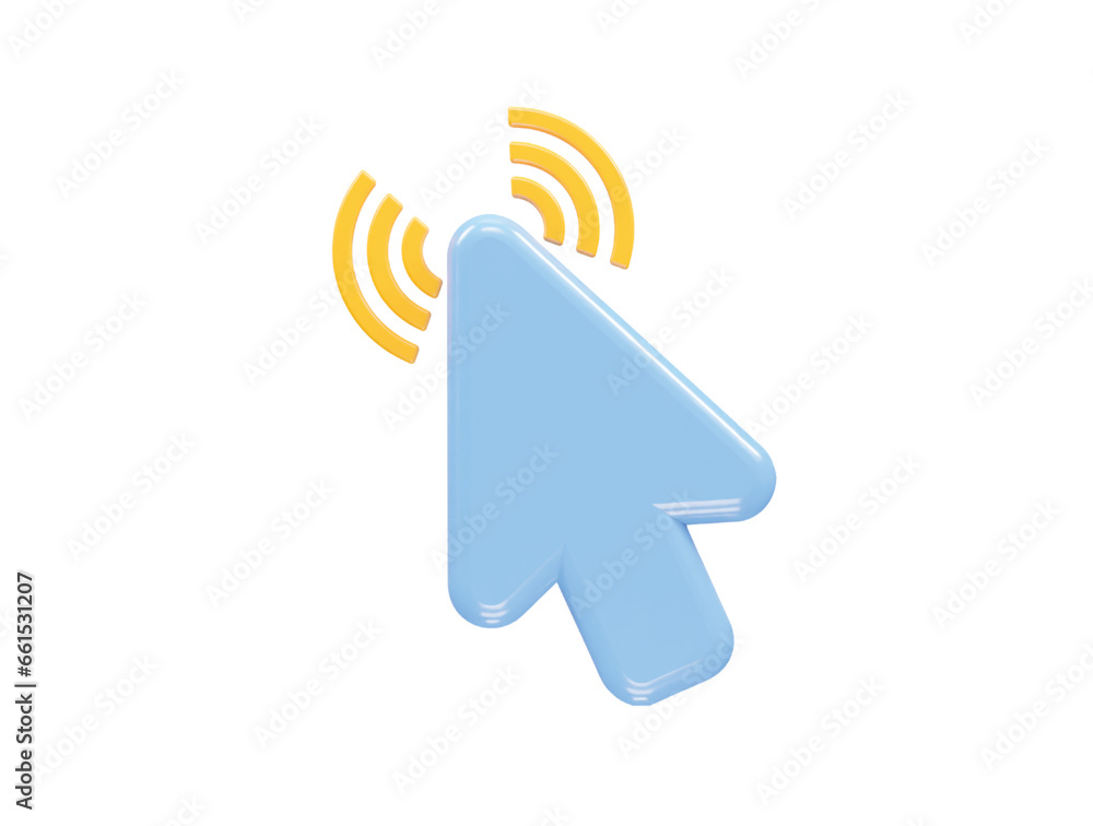 Cursor icon illustration 3d render element Cursor icon illustration 3d render element