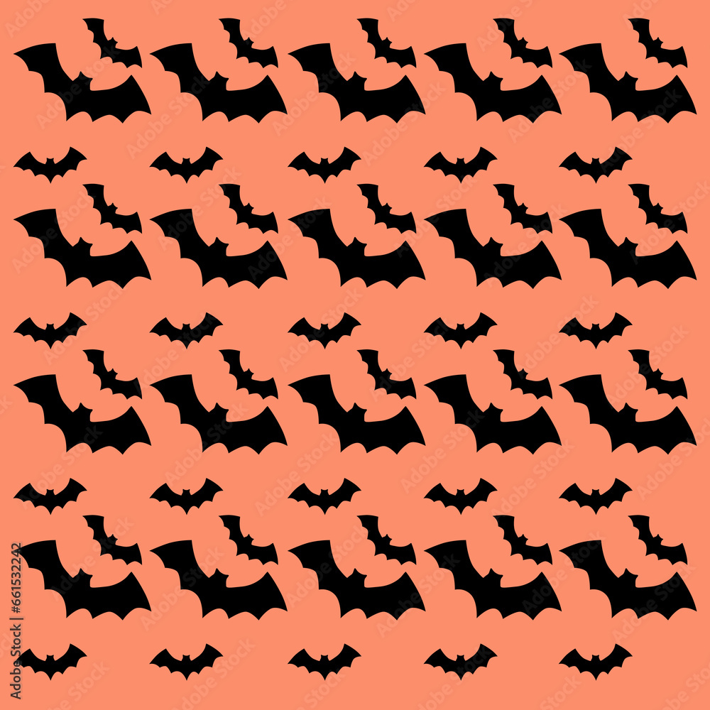 HALLOWEN SIMPLE CARTOON PATTERN TEXTURE BACKGROUND VECTOR HALLOWEEN 2023