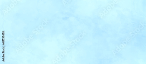 Hand painted abstract soft sky blue watercolor sky and clouds, Watercolor illustration art marble painting abstract blue color texture, Stain artistic vector used as being an element, design and card.