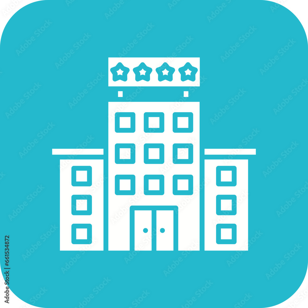 4 Star Hotel Icon 4 Star Hotel Icon