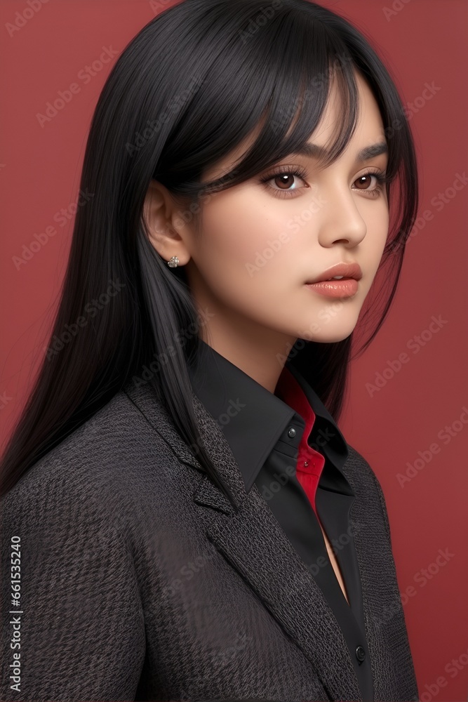 portrait of a beautiful lady