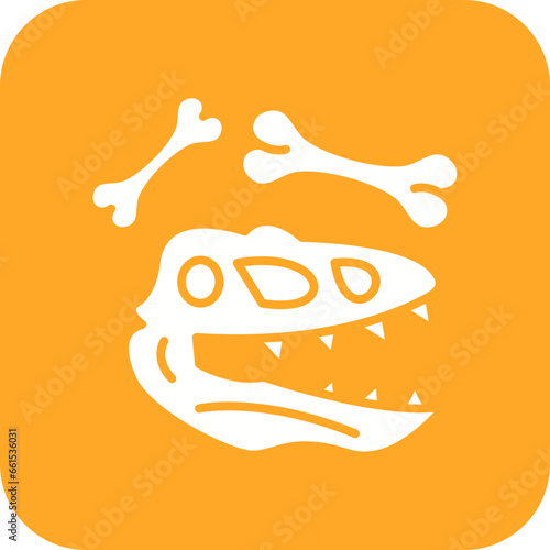 Dinosaur Fossil Icon