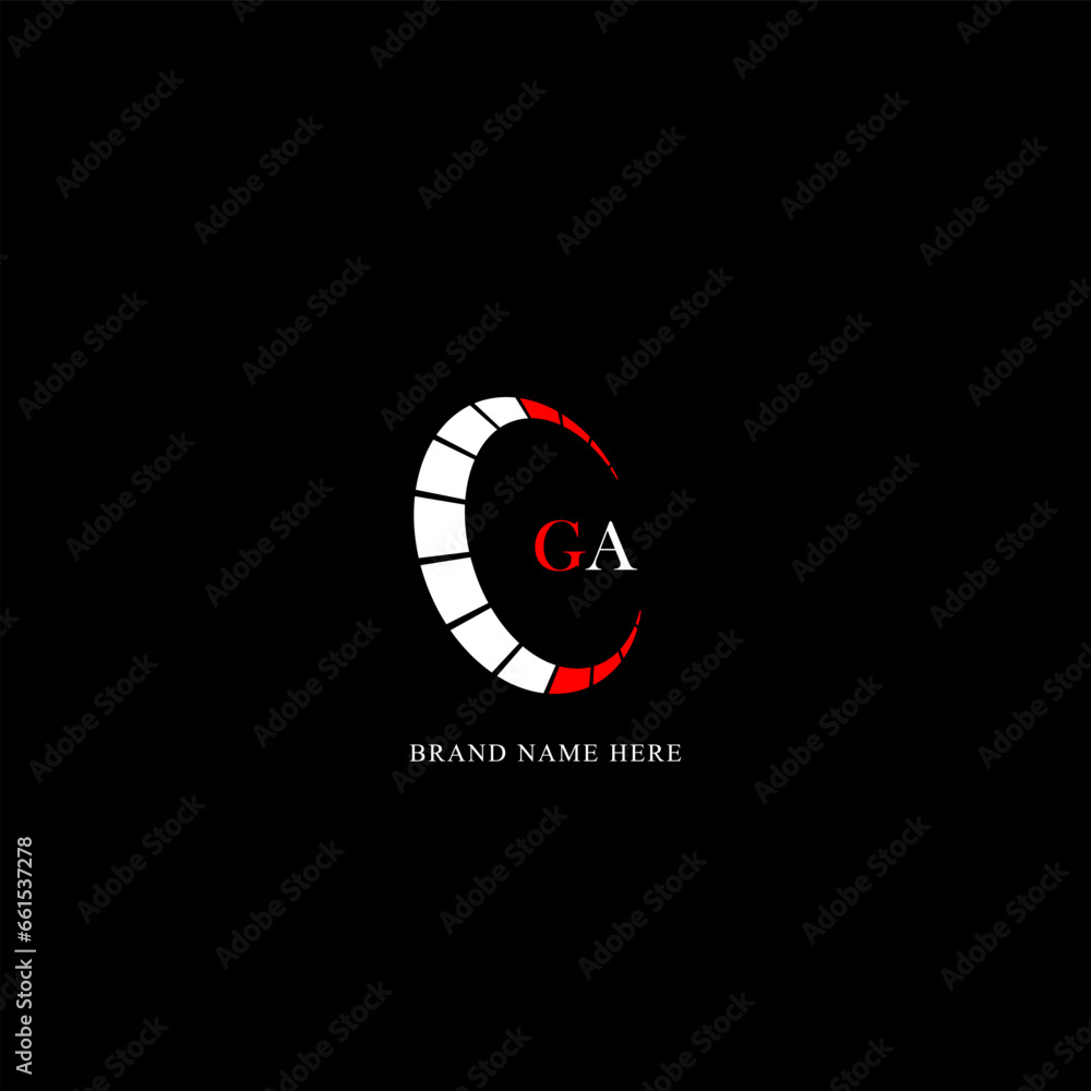 GA logo. G A design. White GA letter. GA, G A letter logo design. Initial letter GA linked circle uppercase monogram logo. G A letter logo vector design. GA logo. G A design. White GA letter. GA, G A letter logo design. Initial letter GA linked circle uppercase monogram logo. G A letter logo vector design.