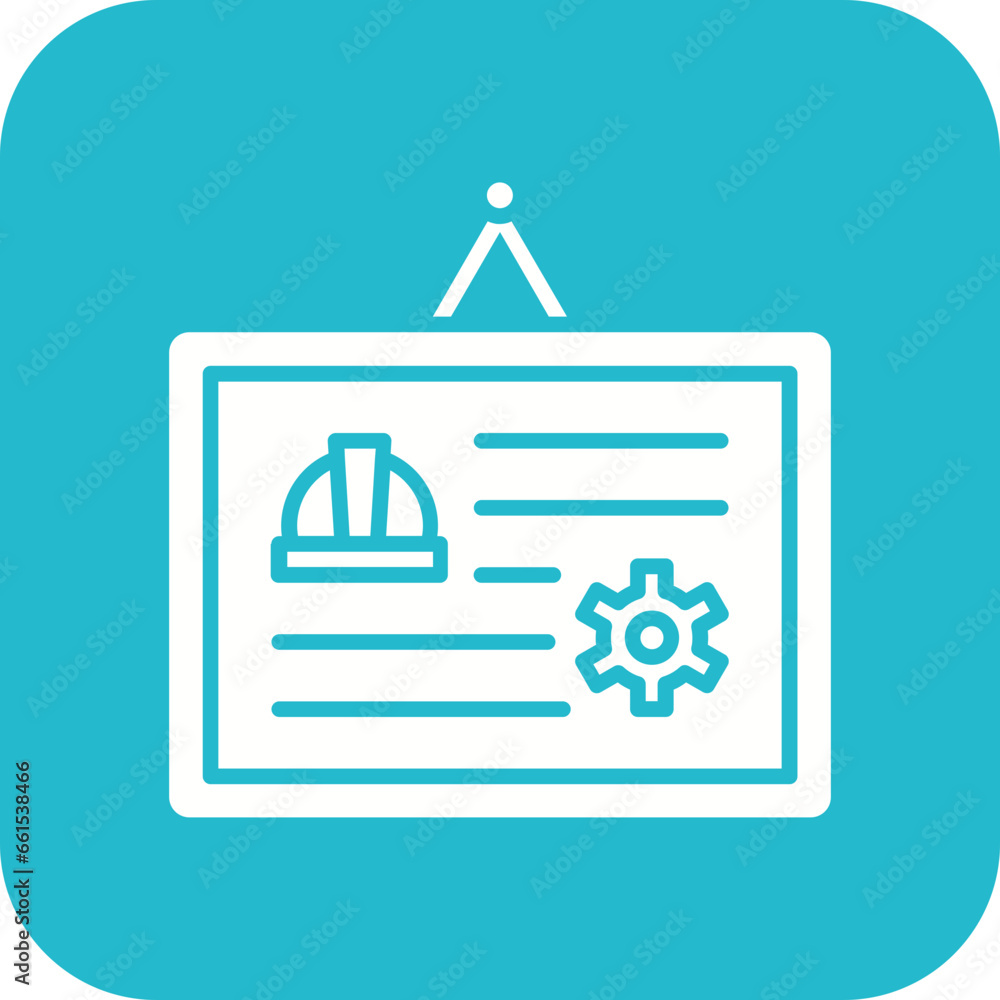 Engineering Presentaion Icon Engineering Presentaion Icon