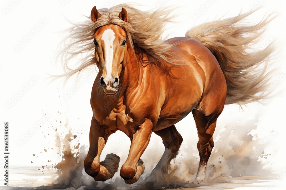 Obraz premium horse in winter