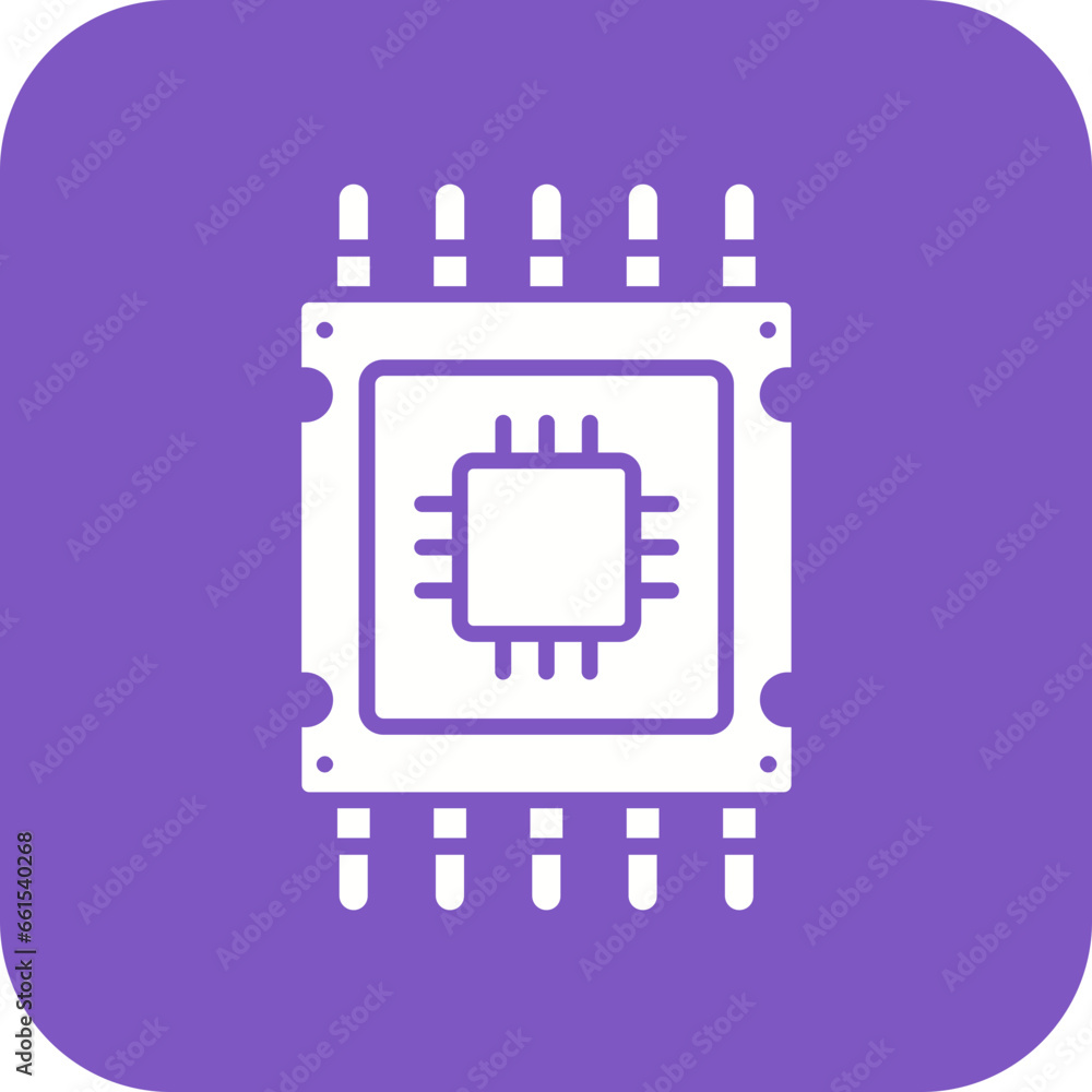 Microprocessor Icon Microprocessor Icon