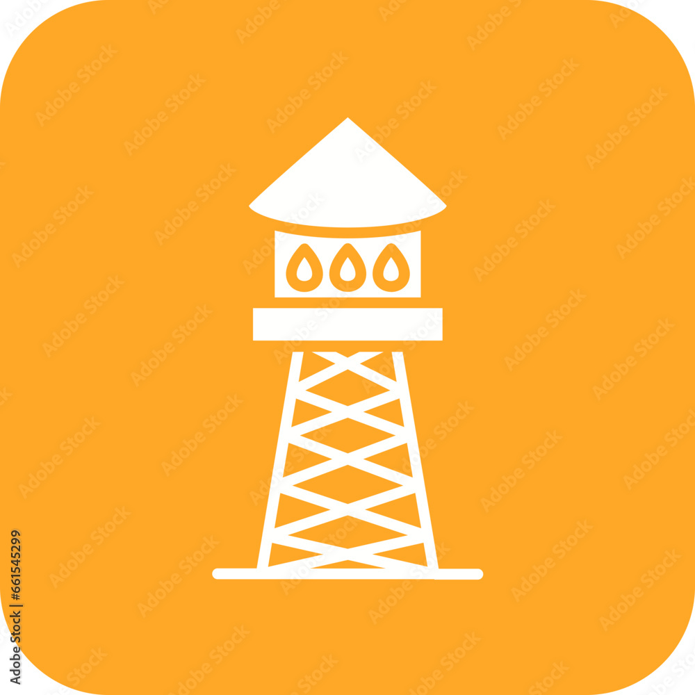 Fototapeta premium Water Tower Icon