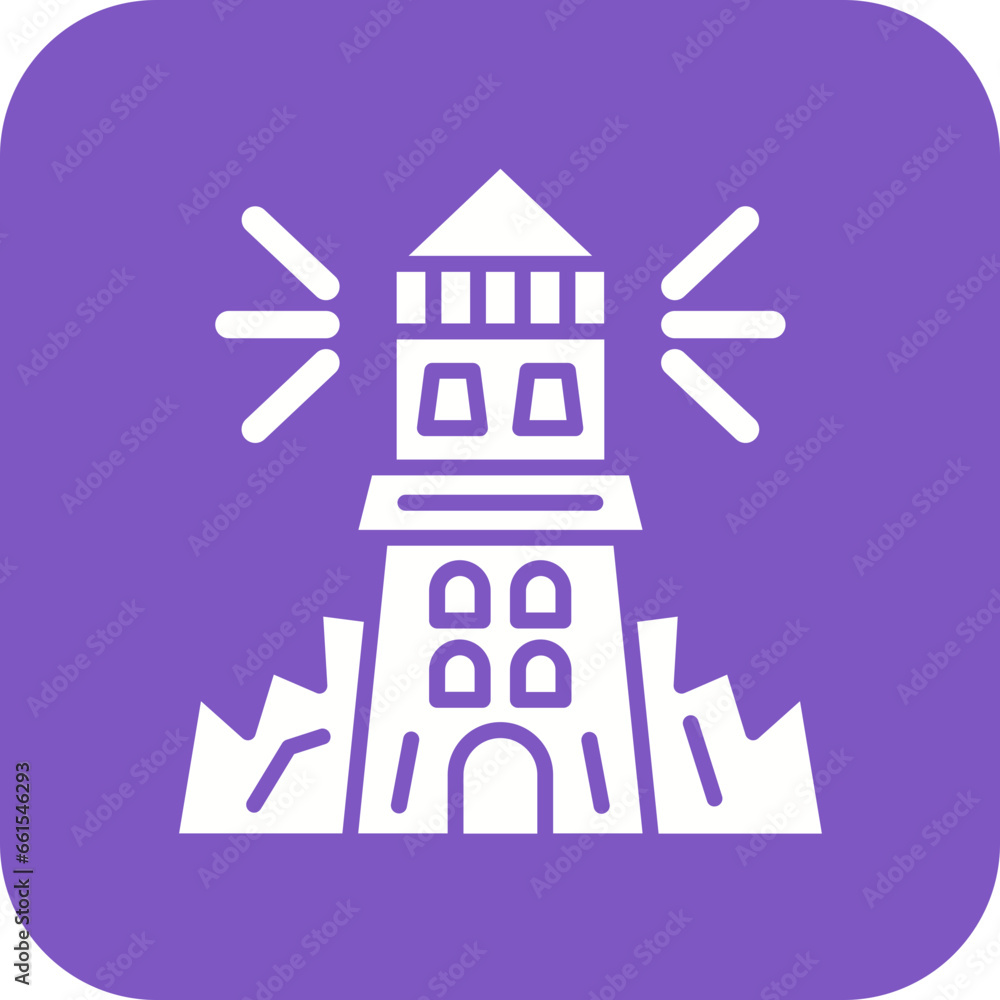 Fototapeta premium Lighthouse Icon