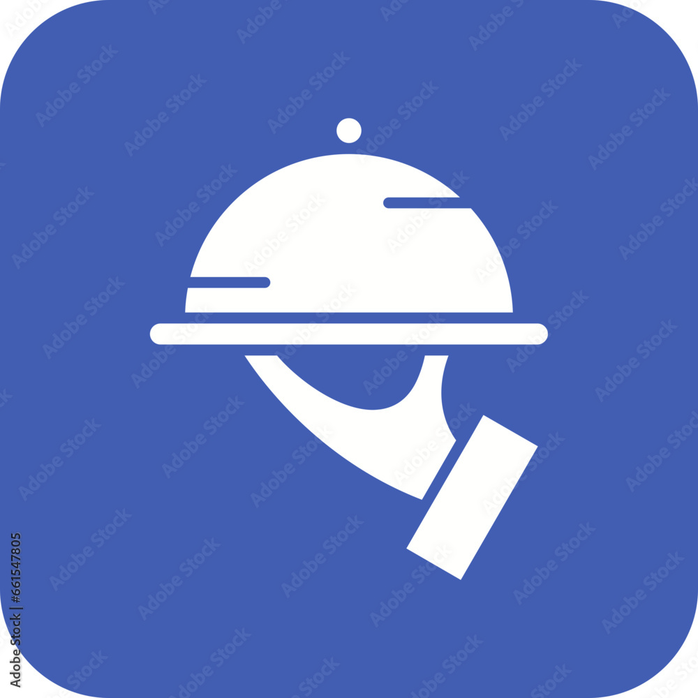 Fototapeta premium Room Service Icon