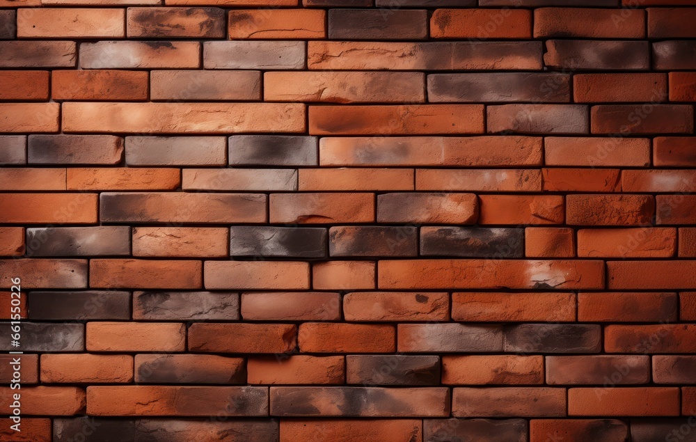 Fototapeta premium a brick wall with a red brick pattern