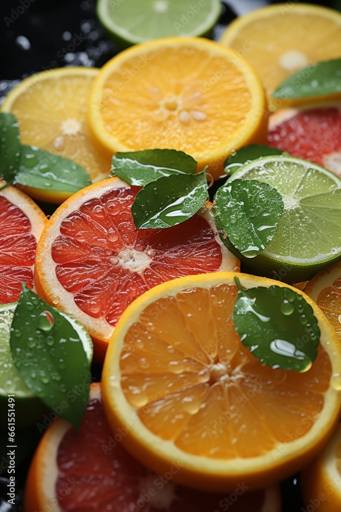 Citrus slices Citrus slices