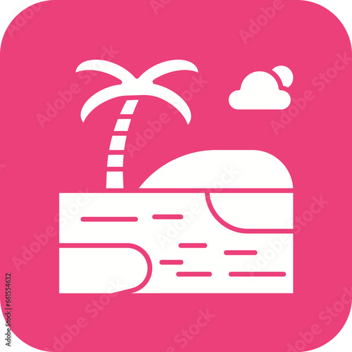 Shore Landscape Icon