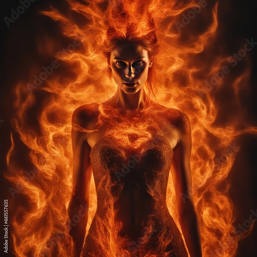 fiery woman
