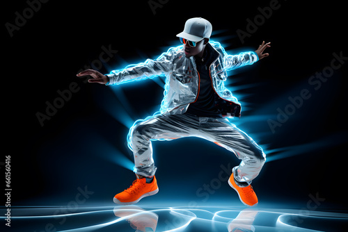 Hip hop dancer man
