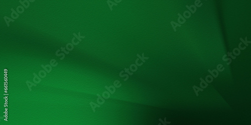 green abstract background, Abstract curved green shape on green background with copy space for text. Luxury design style