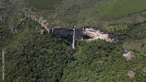 Drone Delight: Sengés Waterfall's Natural Beauty Revealed