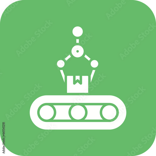 Conveyor Robot Icon