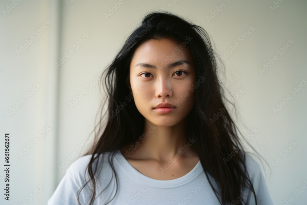 Portrait of a young Asian woman Portrait of a young Asian woman