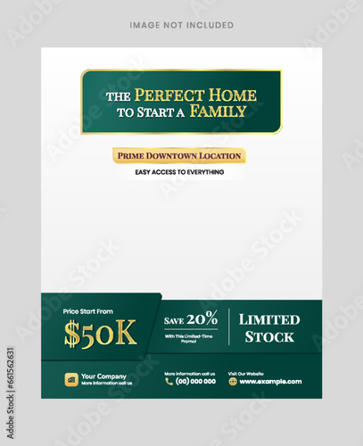 Exquisite Premium Real Estate poster adorned with elegant Sacramento and glistening gold accents. Elevate your d  cor and showcase the beauty of your property in a sophisticated and luxurious way.