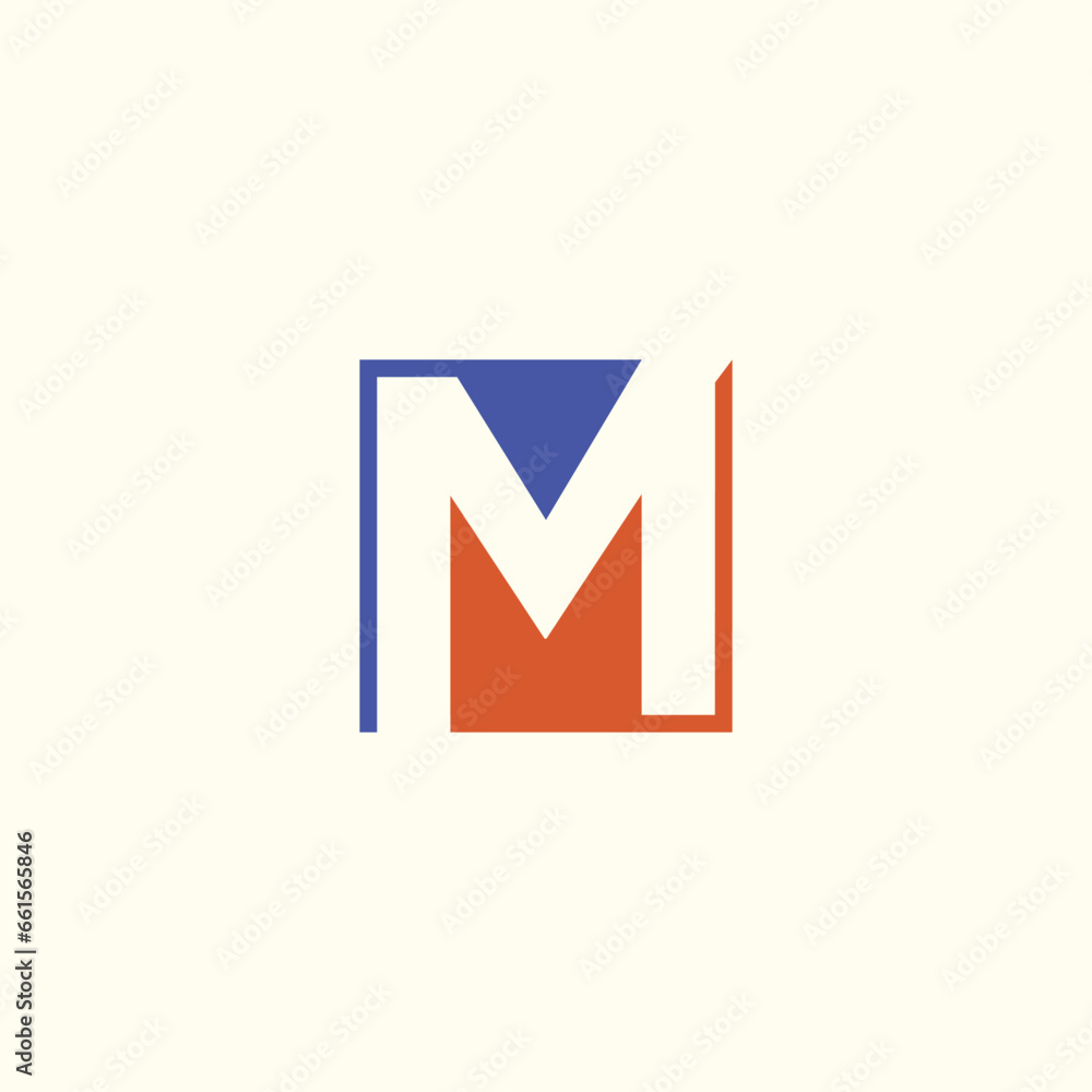 Letter M logo vector template creative M letter initial logo design Letter M logo vector template creative M letter initial logo design