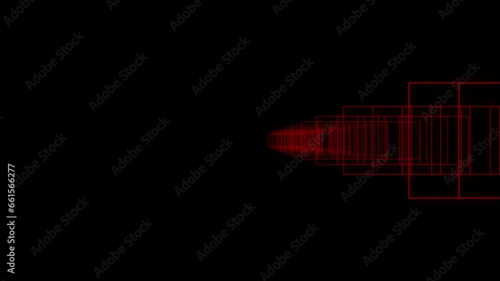 Abstract rotating squares animation fluorescent light glowing in colorful neon lines on black background. VJ vivid movement laser speed shapes for night clubs, festival, techno, rave, trance Abstract rotating squares animation fluorescent light glowing in colorful neon lines on black background. VJ vivid movement laser speed shapes for night clubs, festival, techno, rave, trance