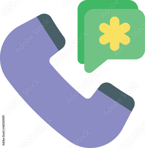 Emergency Call

 flat icon design style
