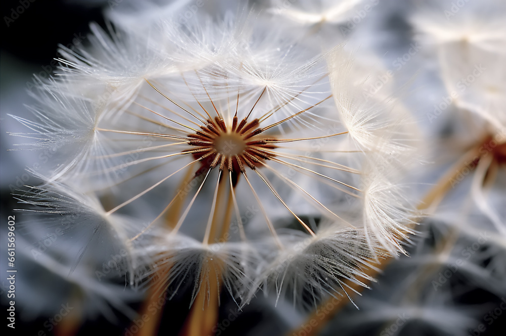 Fototapeta premium Fluffy Dandelion close up