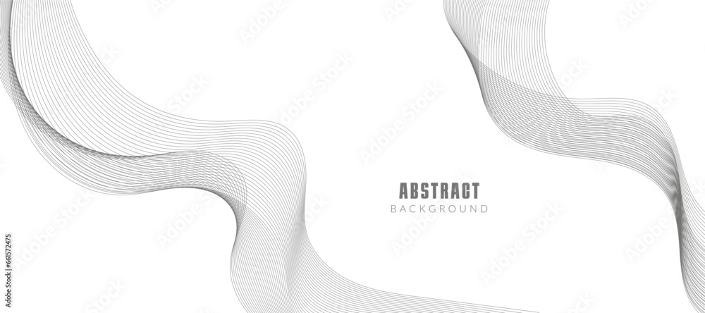 Modern vector background with black wavy lines. Modern vector background with black wavy lines.