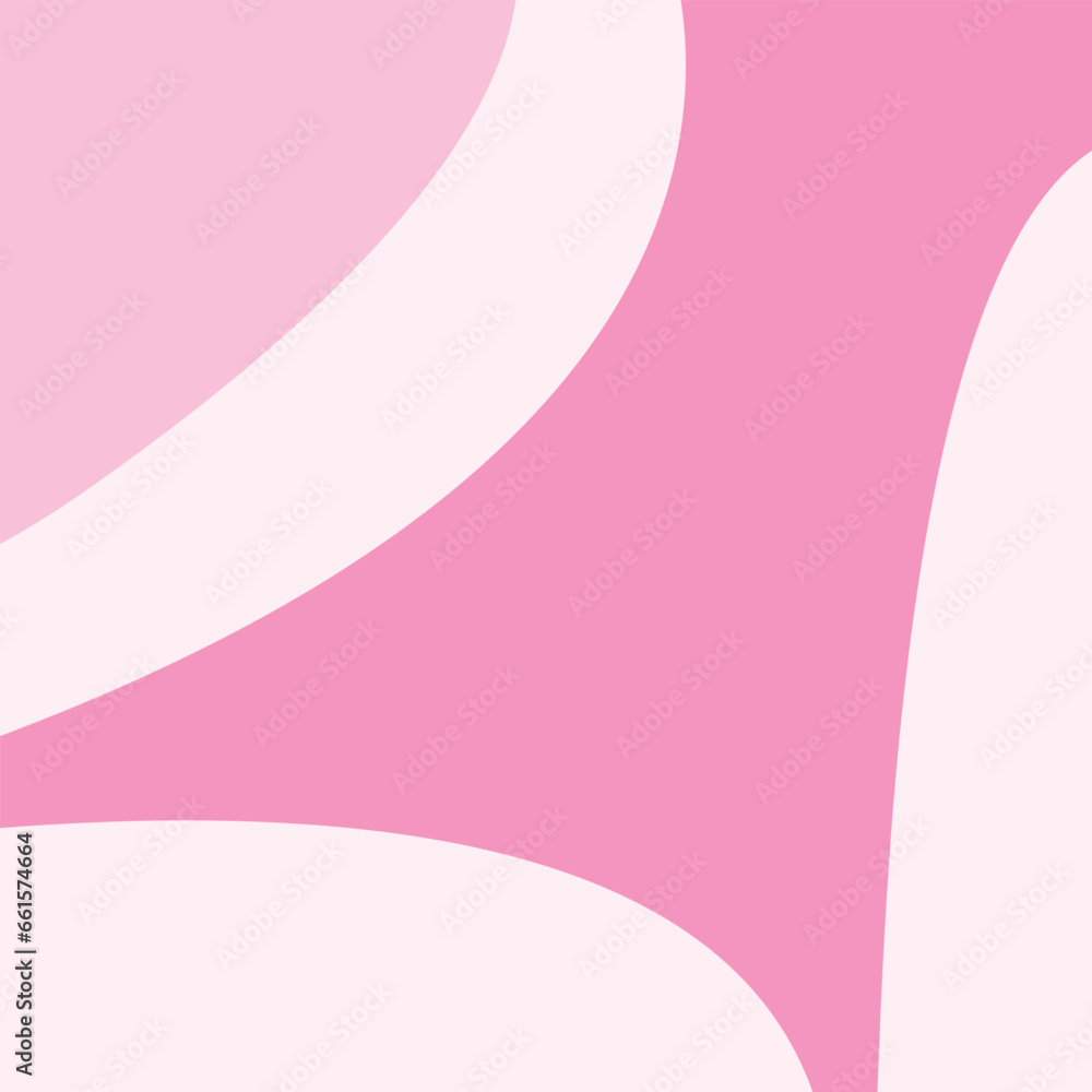 Abstract vector pattern. Pink doll style. Modern vector template for banner, cover, print, promotion, sale, greeting, web, page, header, landing, social media