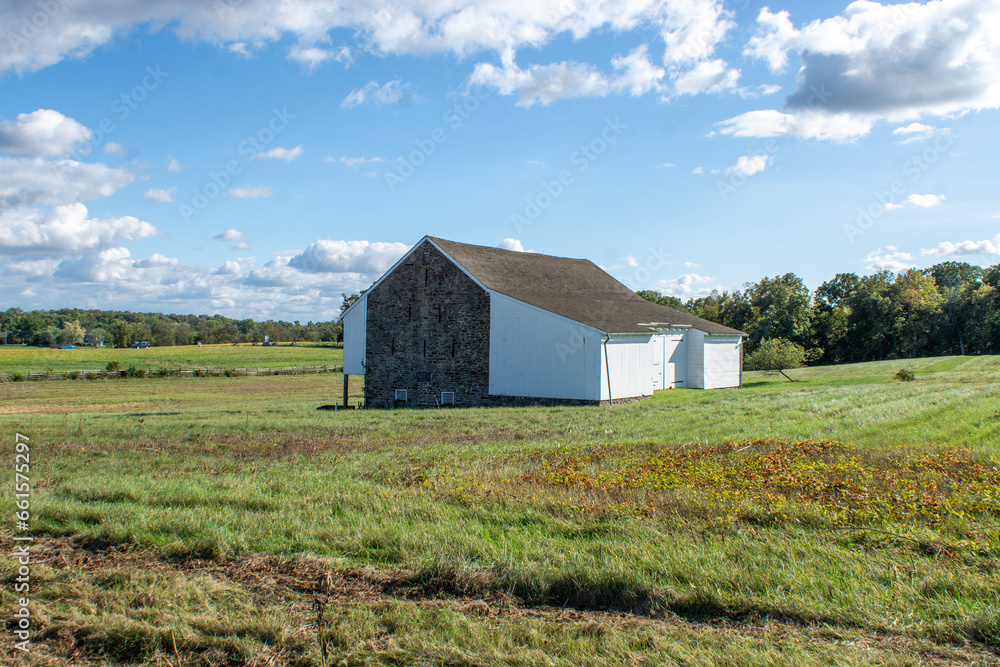barn in the field barn in the field