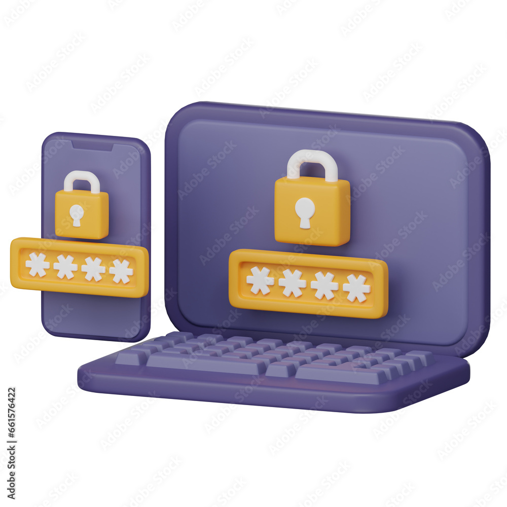 Two-Factor Authentication Cyber security icon set