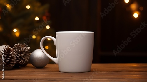 white blank mug no text coffee shop
