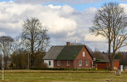 village house in Latvia